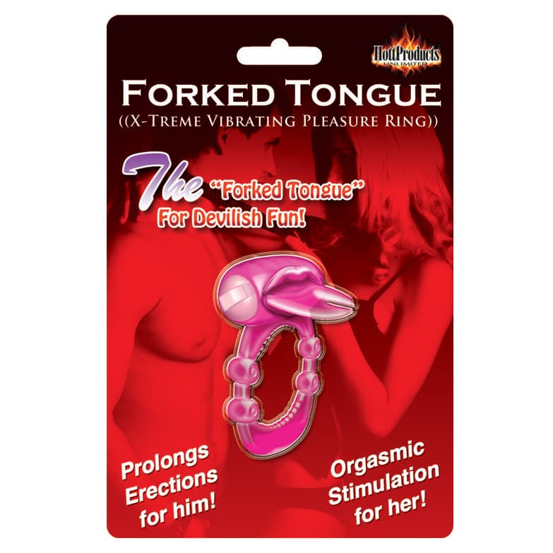 Hott Forked Tongue Vibrating Ring