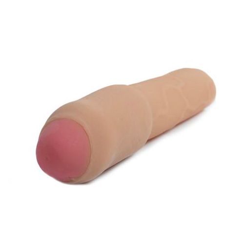 Cyberskin Uncut Penis Extension Xtra Thick Flesh 7.75 Inch
