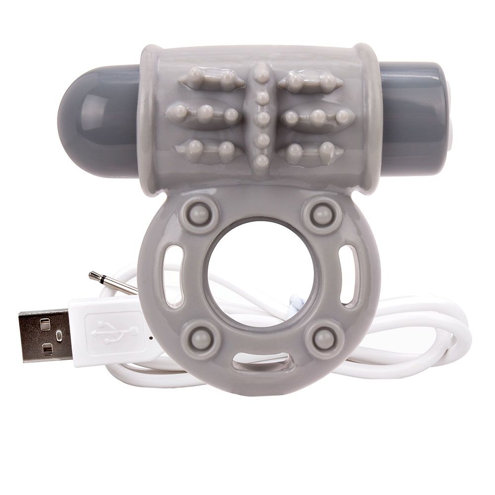 Screaming O Charged OWow Grey Vibrating Cock Ring