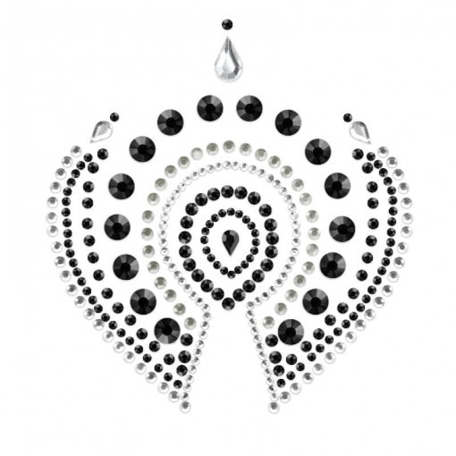 Bijoux Indiscrets Flamboyant Body Jewellery (Black And Silver)