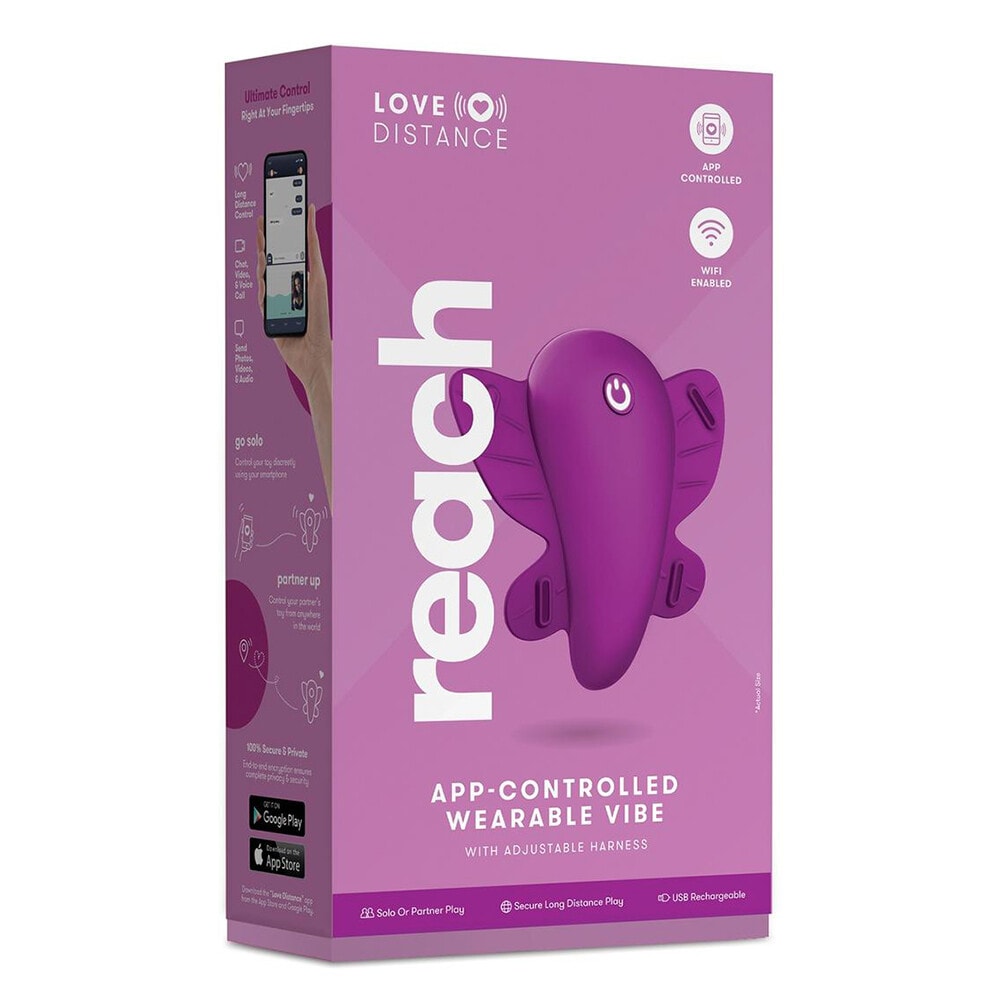 Love Distance Reach App Controlled Wearable Clitoral Vibe