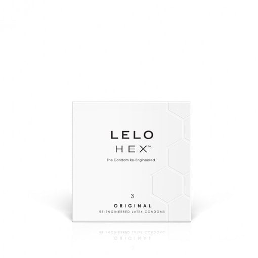 Lelo Hex Original Condoms (3 Pack)