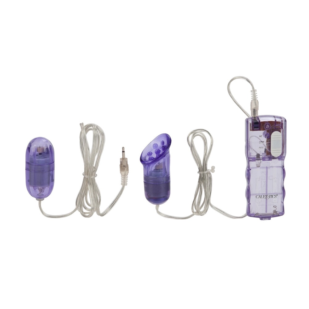 Double Play Vibrating Egg And Clitoral Stimulator