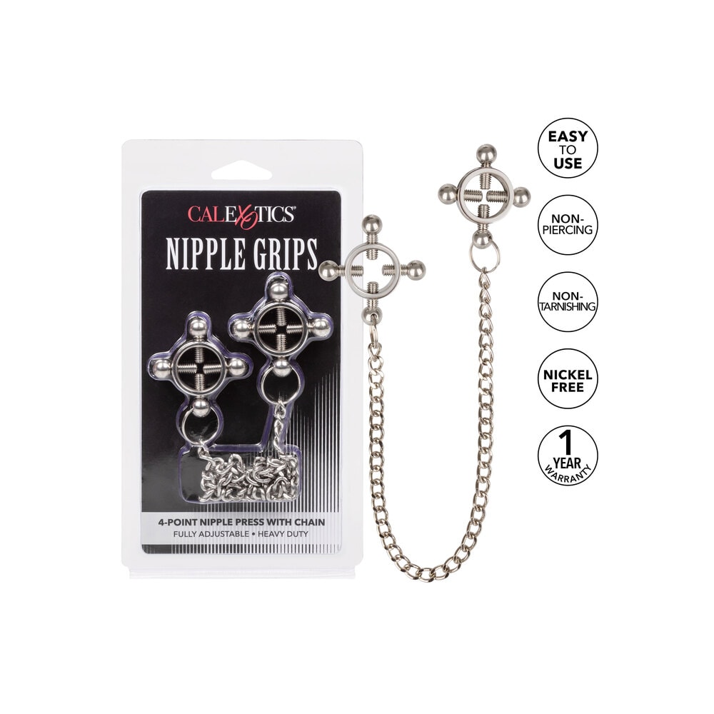 Nipple Grips 4 Point Nipple Press With Chain