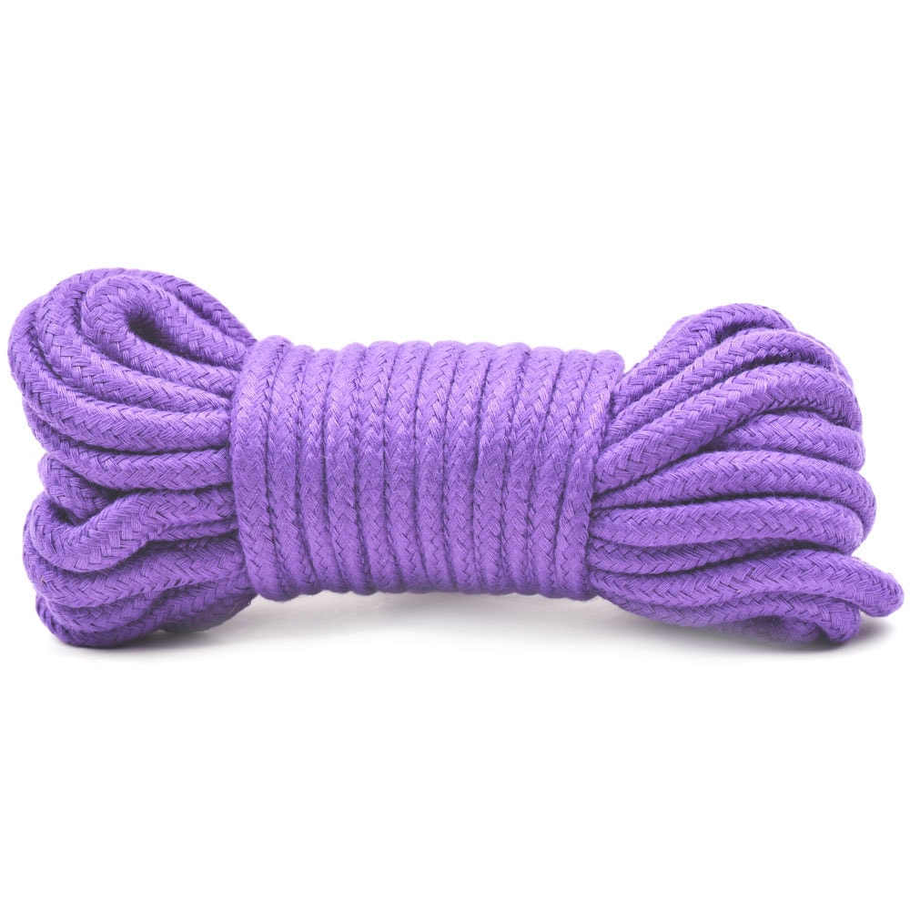 10 Metres Cotton Bondage Rope Purple